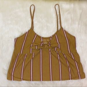 american eagle cropped tank top